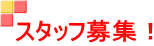 スタッフ募集!
